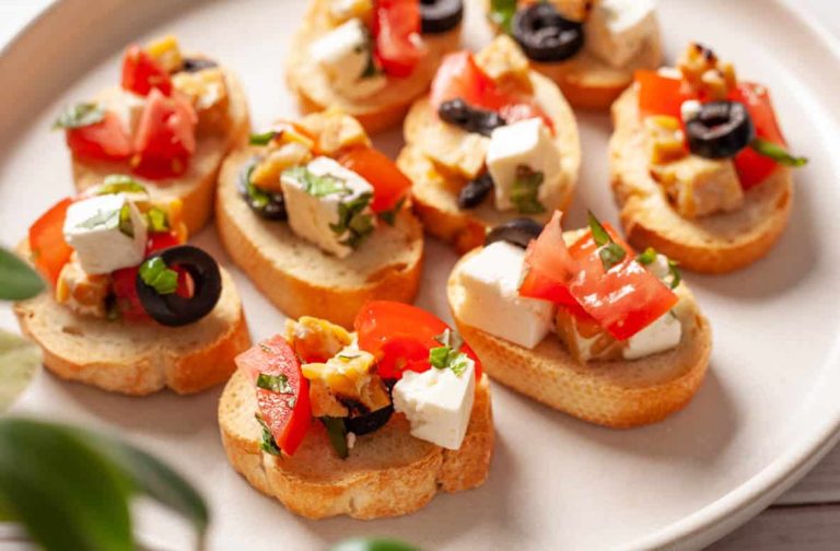 Bruschetta de tempeh grillé