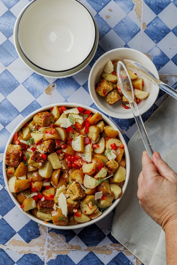 Tempeh potato salad