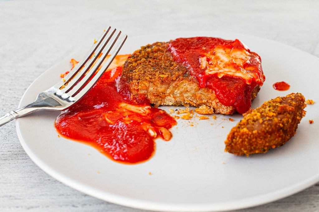 Tempeh parmigiana