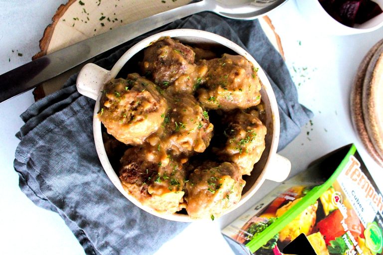 Ragoût de boulettes au tempeh